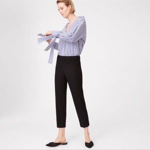 Club Monaco textured remi pant black size 00